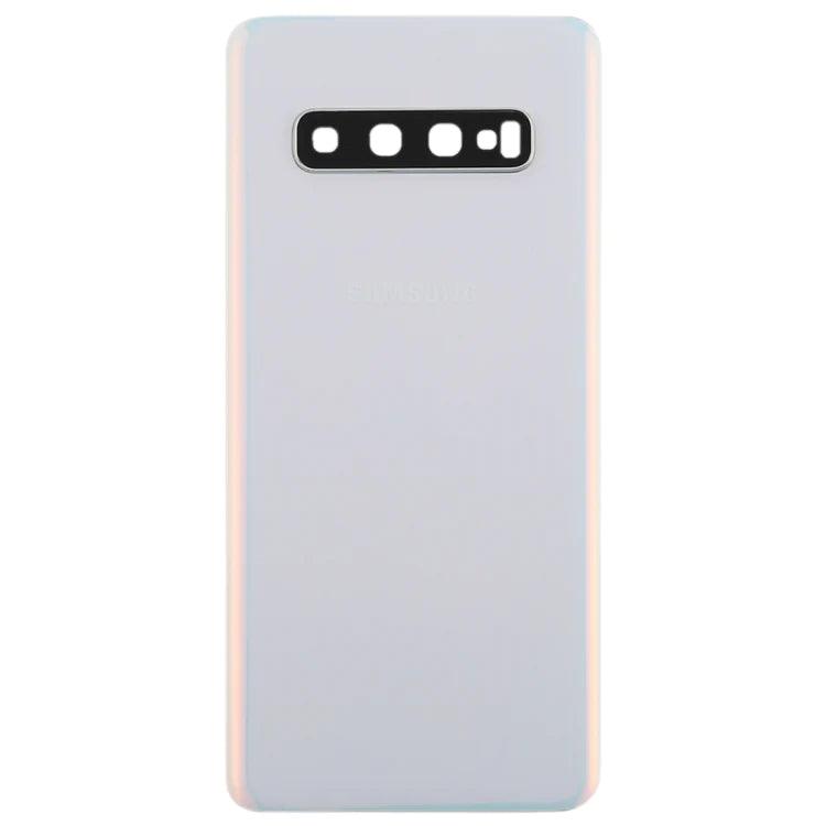 Battery Back Cover with Camera Lens For Samsung S10 4G G973 (Prism White) - Best Cell Phone Parts Distributor in Canada, Parts Source Battery Back Cover with Camera Lens For Samsung S10 4G G973 (Prism White) - Best Cell Phone Parts Distributor in Canada, Parts Source